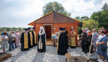 Новая купель в честь преподобного Иосифа Волоцкого была освящена в новооскольском районе