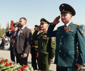 В день 15-летия присвоения Старому Осколу почётного звания «Город воинской славы» состоялась торжественная церемония возложения цветов