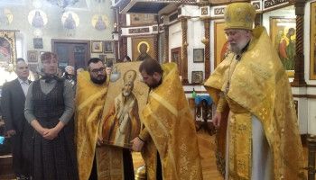 В Успенский Собор Нового Оскола передана в дар икона