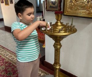 Адаптивная Божественная литургия в храме Рождества Пресвятой Богородицы