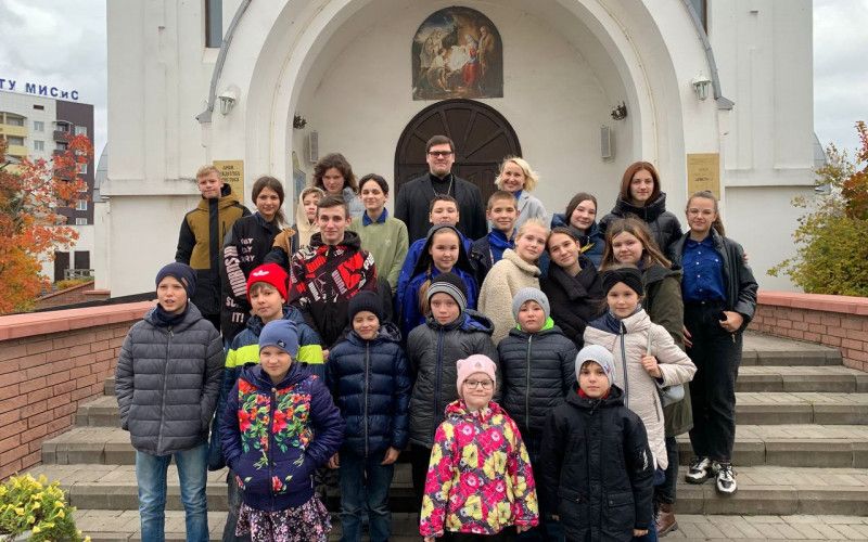 30 октября скаутский патруль "Снежные барсы" совершил дружеский визит к патрулю "Рождественский"