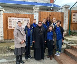 30 октября скаутский патруль "Снежные барсы" совершил дружеский визит к патрулю "Рождественский"