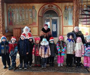 Дети посетили храм в дни Святок