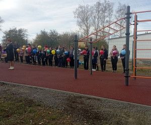 В селе Богородское на территории школы открыта спортивная площадка