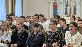 Богоявленский Паломнический центр принял детей участников СВО из приграничья