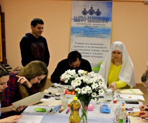 Состоялся первый мастер-класс для Пасхальной ярмарки сестричества