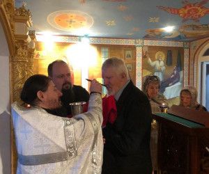 Престольный праздник домового храма отметили в новооскольском доме престарелых