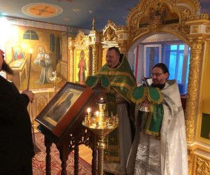 Престольный праздник домового храма отметили в новооскольском доме престарелых