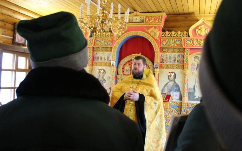 В новооскольской воспитательной колонии отметили престольный праздник