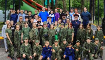 Казачья игра "Эх, казачата!" прошла в Новооскольском городском округе.