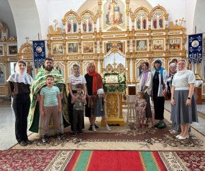 Адаптивная Божественная литургия в храме Рождества Пресвятой Богородицы