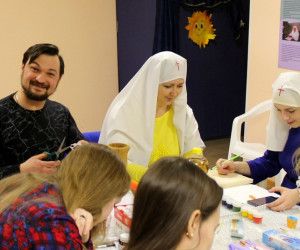 Состоялся первый мастер-класс для Пасхальной ярмарки сестричества