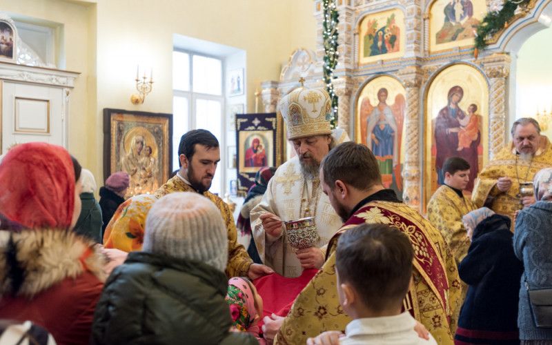 Архиерейское служение в Неделю перед Рождеством