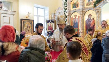 Архиерейское служение в Неделю перед Рождеством