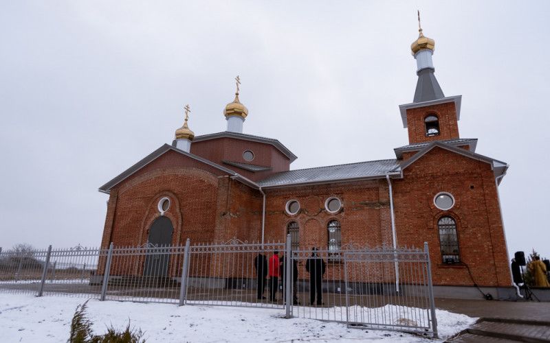 Возрожденный храм освятили в Корочанском районе