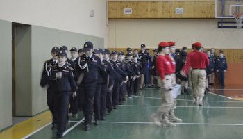 В Новооскольском городском округе прошло посвящение школьников в ряды кадетов ДПС