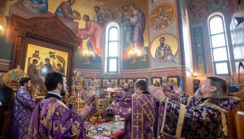 Архиерейское служение в субботу первой Седмицы Великого поста