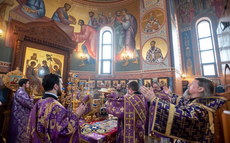 Архиерейское служение в субботу первой Седмицы Великого поста