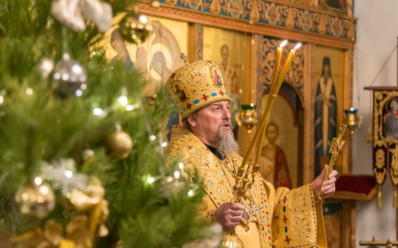 Архиерейское служение в Неделю святых Праотец