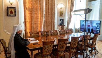 Митрополит Иоанн принял участие в заседании Высшего Церковного Совета в дистанционном формате