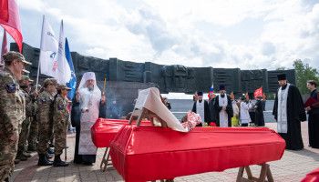 На Курской Дуге преданы земле останки 39 бойцов и командиров Красной Армии