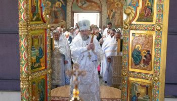 Архиерейское служение в праздник Вознесения Господня