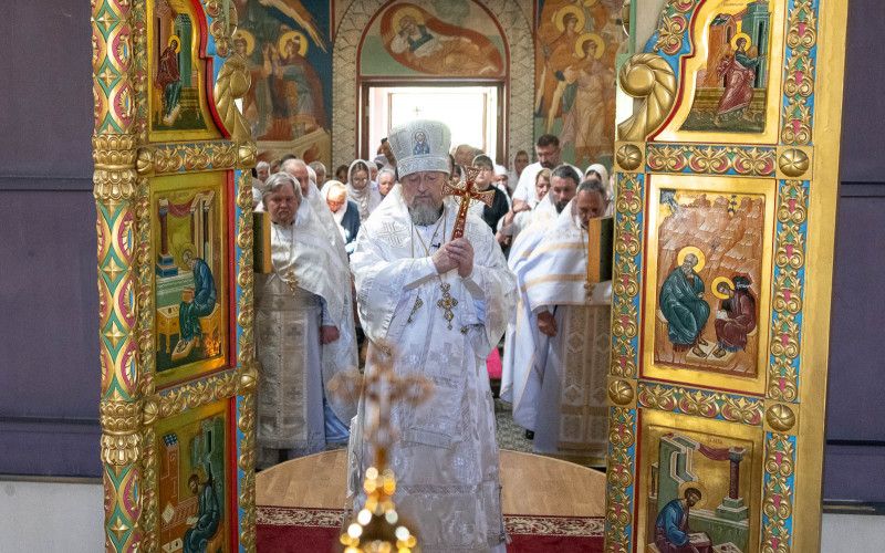 Архиерейское служение в праздник Вознесения Господня