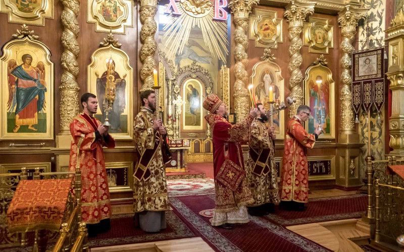 Архиерейское служение в Неделю 6-ю по Пасхе