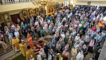 Архиерейское служение в Неделю 7-ю по Пасхе