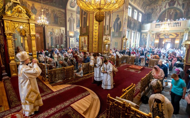 Архиерейское служение в Неделю  7-ю по Пасхе