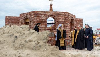 В селе Репное Белгородского района началось строительство храма
