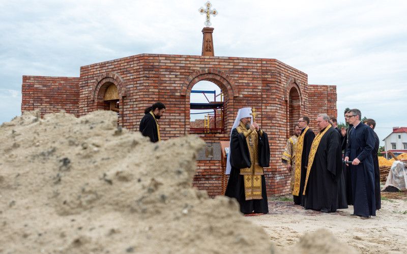 В селе Репное Белгородского района началось строительство храма