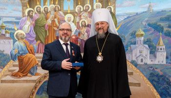 Митрополит Иоанн поздравил Сергея Гаврилова с 55-летием