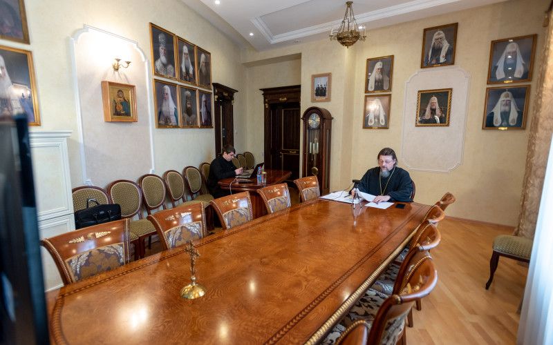 Председатель Синодального миссионерского отдела провел онлайн-совещание с руководителями епархиальных миссионерских отделов