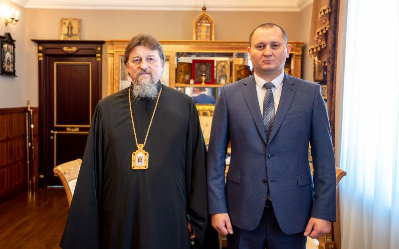 Состоялась рабочая встреча митрополита Иоанна и Александра Черепанова