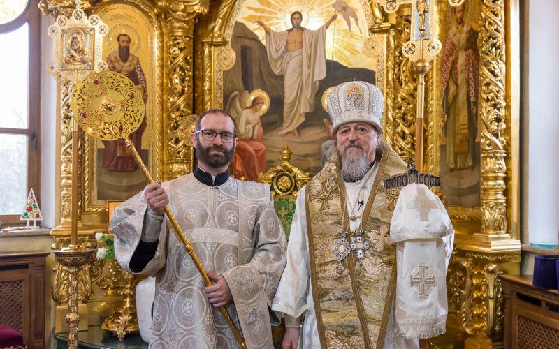 В Крещенский сочельник митрополит Иоанн совершил диаконскую хиротонию