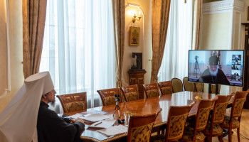 Под председательством Святейшего Патриарха Кирилла впервые в дистанционном формате состоялось заседание Высшего Церковного Совета