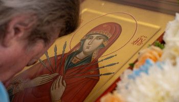 Архиерейское служение в день памяти иконы Божией Матери «Умягчение злых сердец»