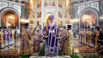 Патриаршая проповедь в Неделю 4-ю Великого поста после Литургии в Храме Христа Спасителя