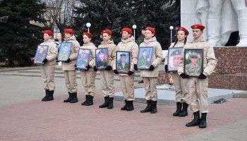 Жители Нового Оскола отметили 80-ю годовщину освобождения города от немецких захватчиков