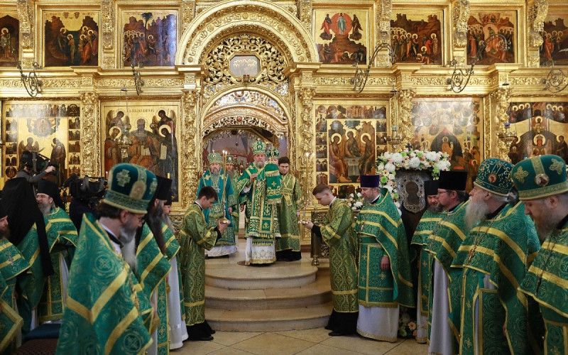 Глава Белгородской митрополии принял участие в торжествах в Троице-Сергиевой Лавре