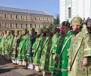 Глава Белгородской митрополии принял участие в торжествах в Троице-Сергиевой Лавре