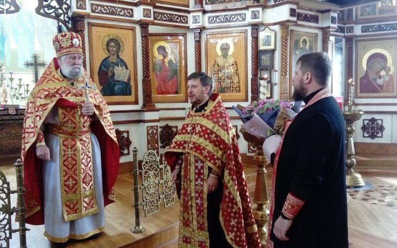 Протоиерей Николай Герасимчук принял поздравления в день своего рождения