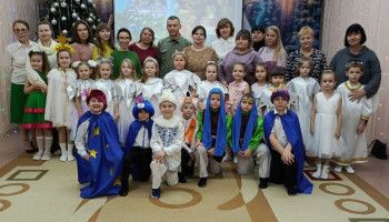 Рождественская сказка в детском саду «Троицкий»