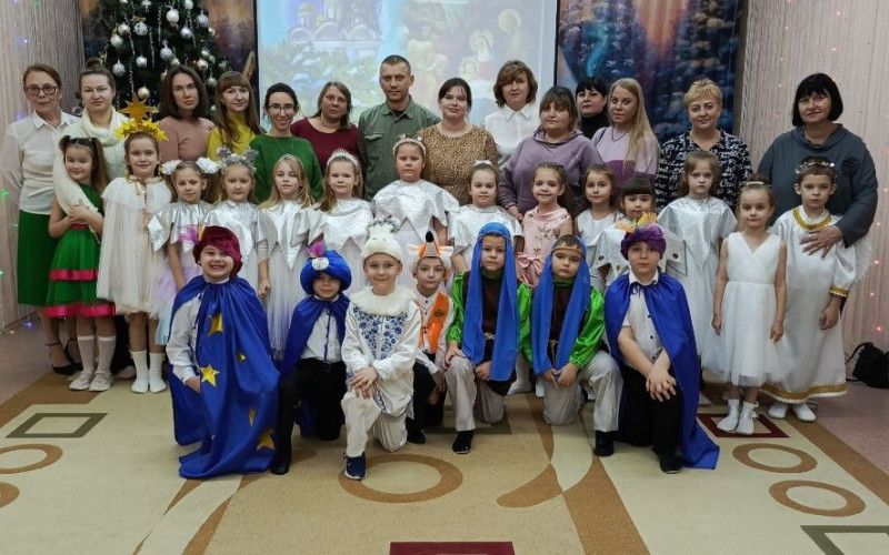Рождественская сказка в детском саду «Троицкий»