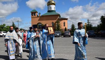 Традиция крестного хода в  Лапыгино осталась неизменной