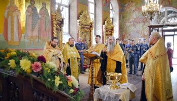 Молебен для огнеборцев