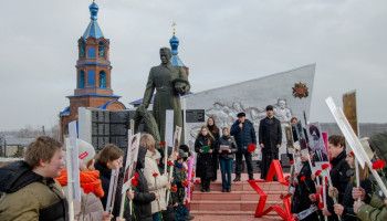 В Дмитриевке совершили литию в память павших воинов