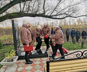 Захоронение воина Великой Отечественной Войны благоустроено в Новом Осколе
