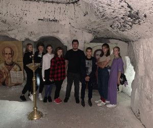 Скаутский патруль "Снежные барсы" совершил поход выходного дня в Шмарненские пещеры